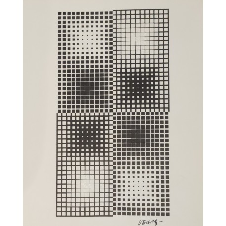 BINOVAE - VASARELY Victor (1908 - 1997) - Sérigraphie
