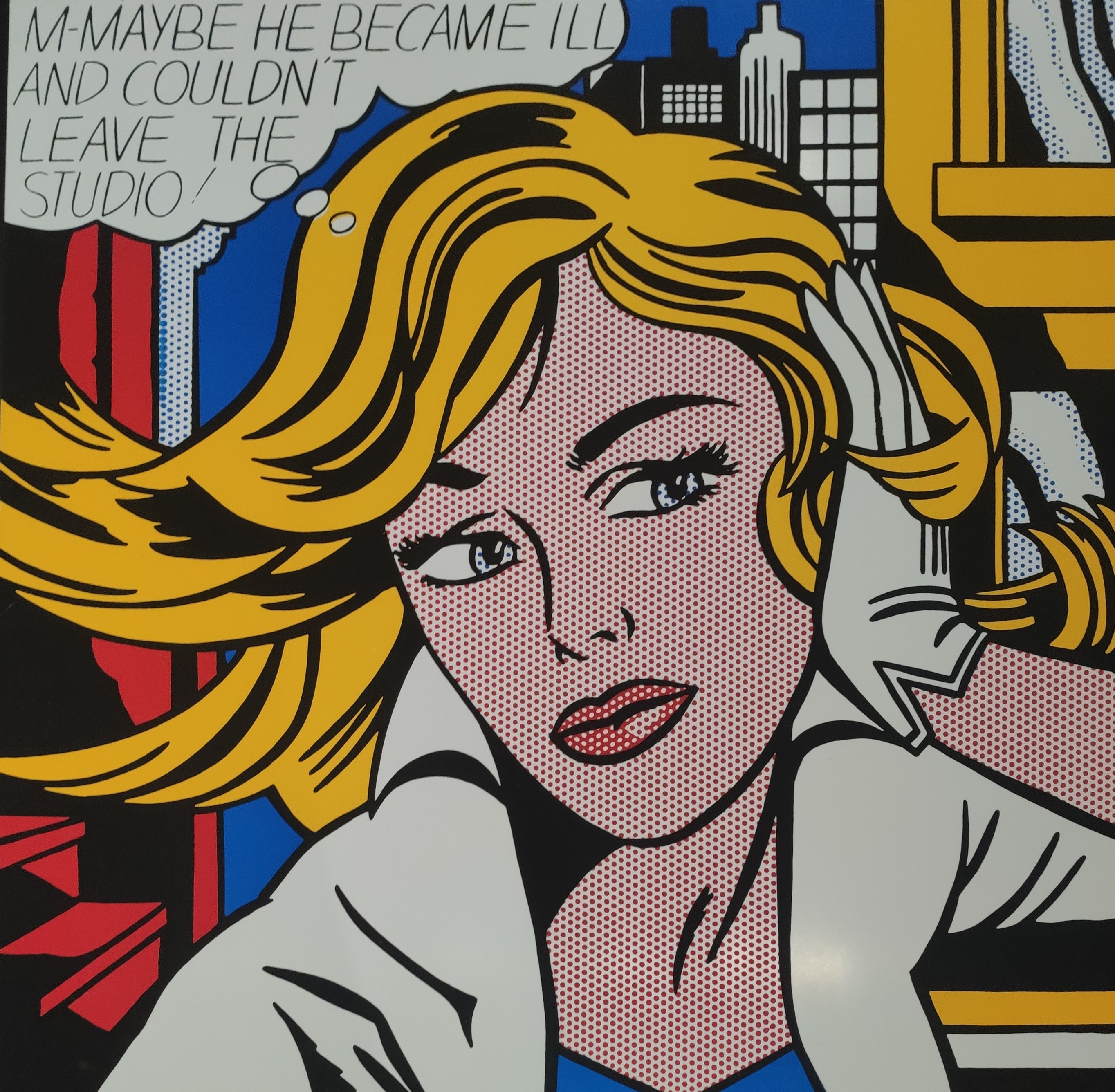 M-MAYBE - LICHTENSTEIN Roy (1923 - 1997) - Sérigraphie