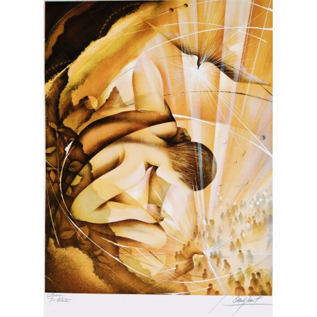 L’APPARITION - POULET Raymond (1934 ) - Lithographie