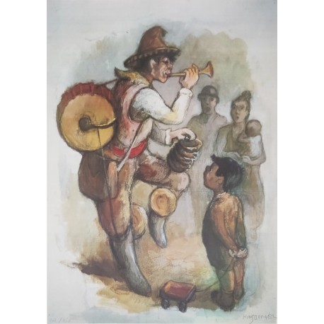 L’HOMME ORCHESTRE - HINSBERGER Alexis (1907 - 1996) - Lithographie