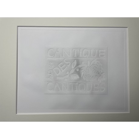 CANTIQUE DES CANTIQUES - TOBIASSE Théo (1927 - 2012) - Gravure