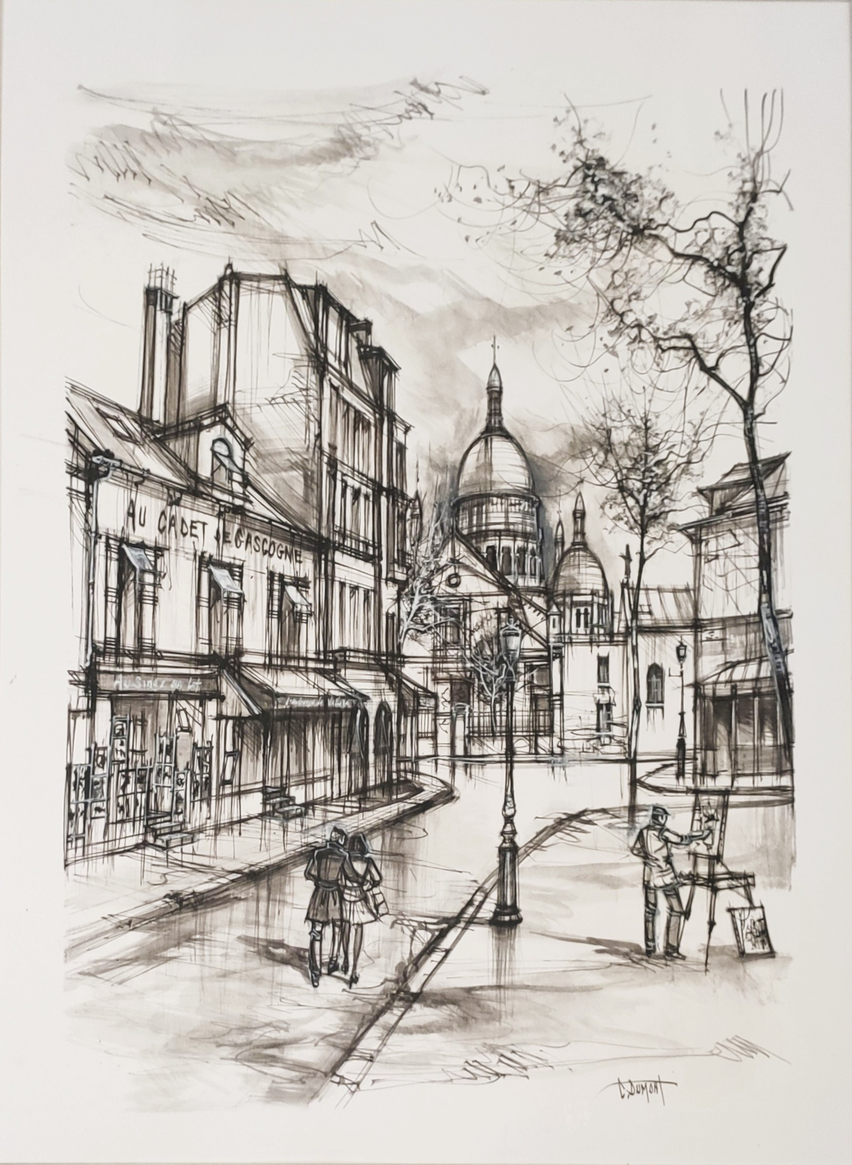 MONTMARTRE - DUMONT Claude (1938 - ) - Dessin