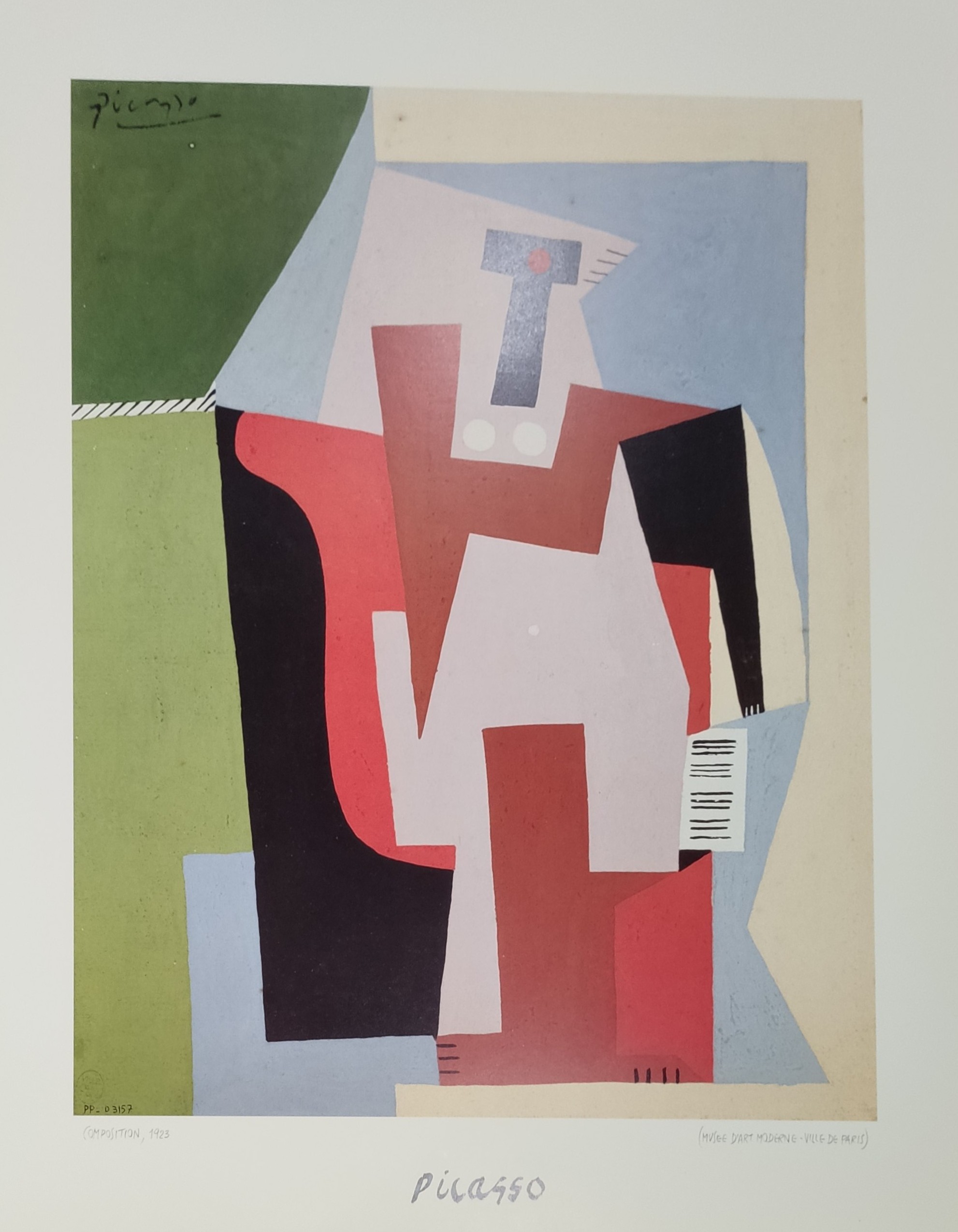 COMPOSITION - PICASSO Pablo (d'aprés) (1881 - 1973) - Print