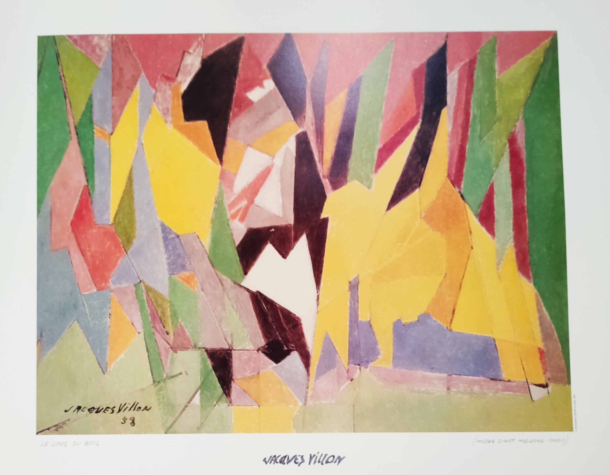 LE LONG DU BOIS - VILLON Jacques (1875 - 1963) - Print