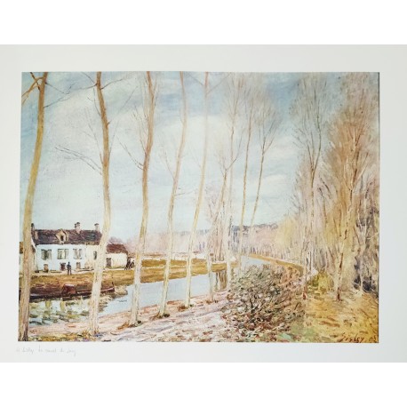 LE CANAL DU LOING - SISLEY Alfred (1839-1899) - Print