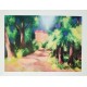 L’ALLÉE DU CHATEAU - MACKE Auguste (1887-1914) - Print