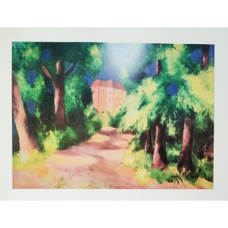 L’ALLÉE DU CHATEAU - MACKE Auguste (1887-1914) - Print