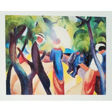 AU PARC - MACKE Auguste (1887-1914) - Print