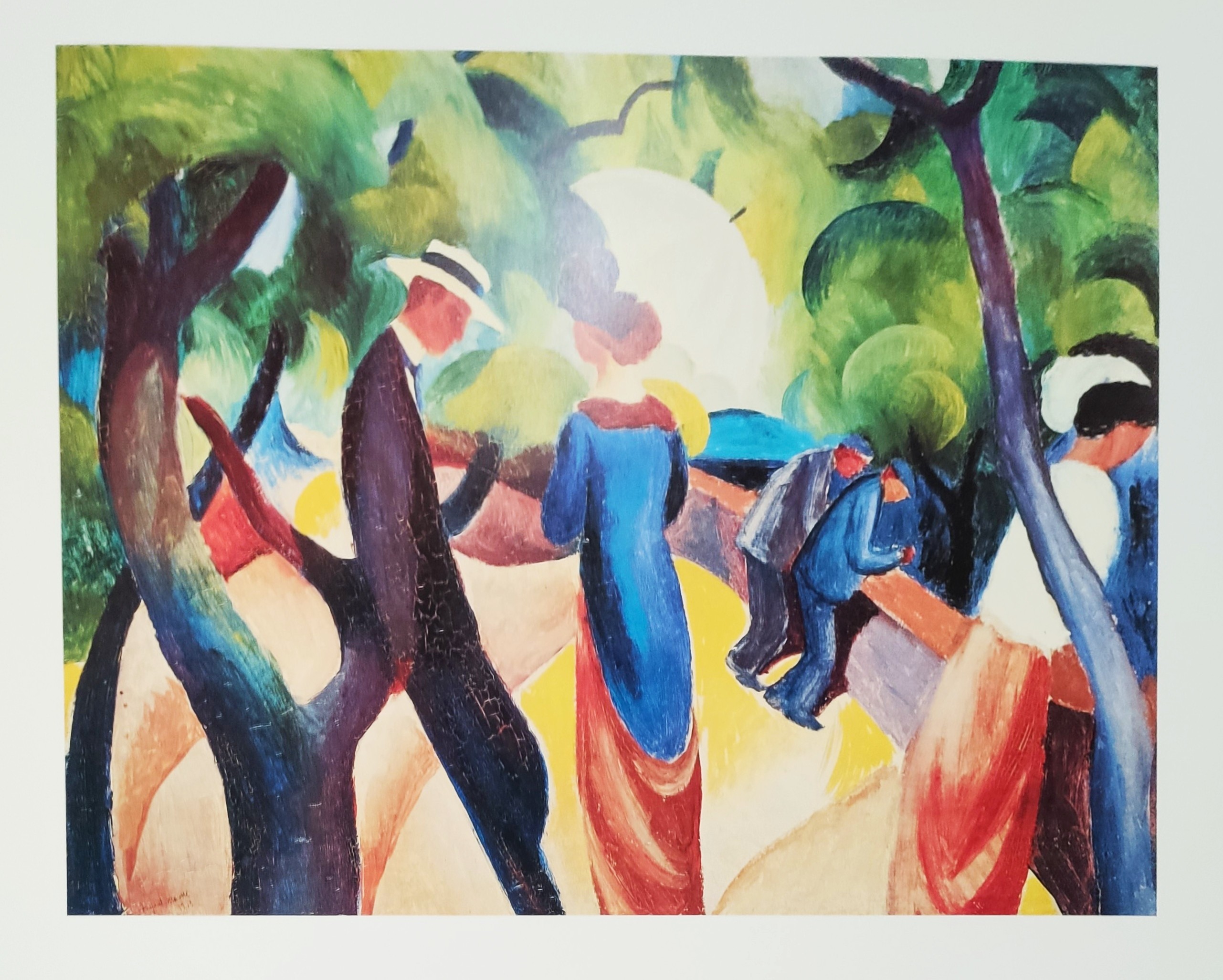 AU PARC - MACKE Auguste (1887-1914) - Print