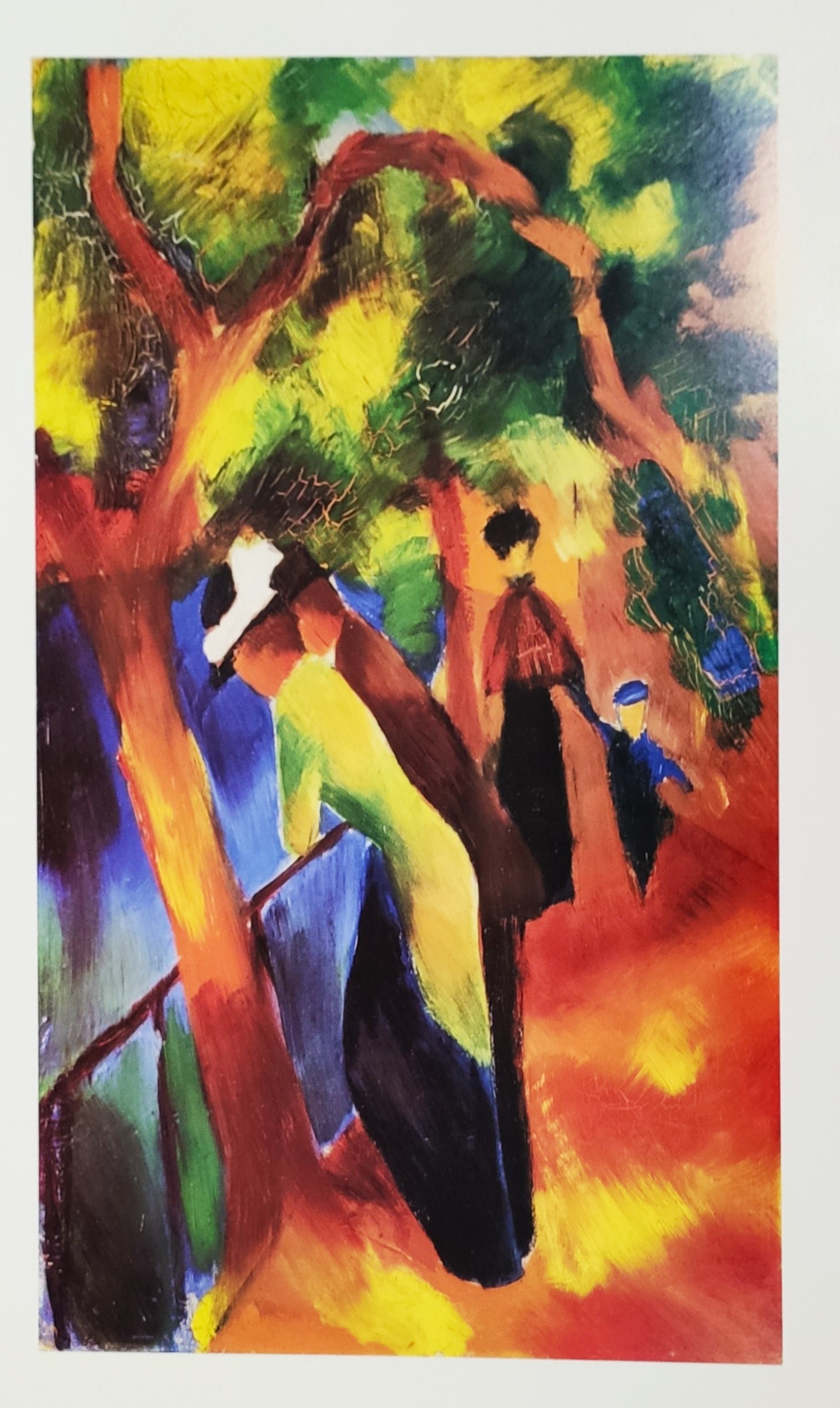 LA PROMENADE - MACKE Auguste (1887-1914) - Print