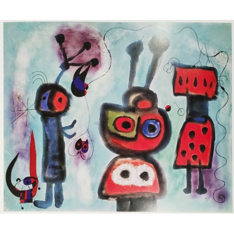 COMPOSITION - MIRO Joan (d'après) (1893 - 1983) - Print