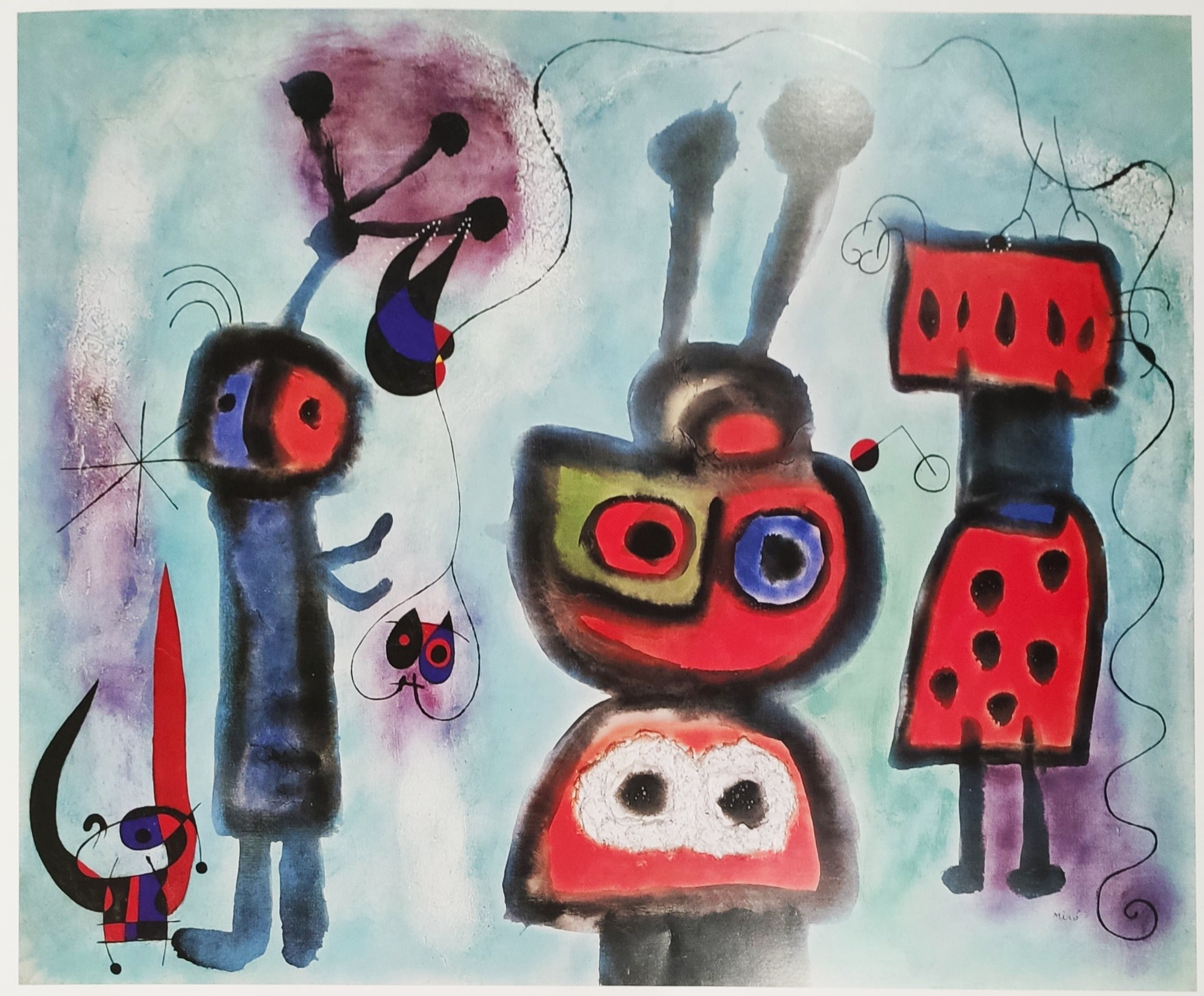 COMPOSITION - MIRO Joan (d'après) (1893 - 1983) - Print