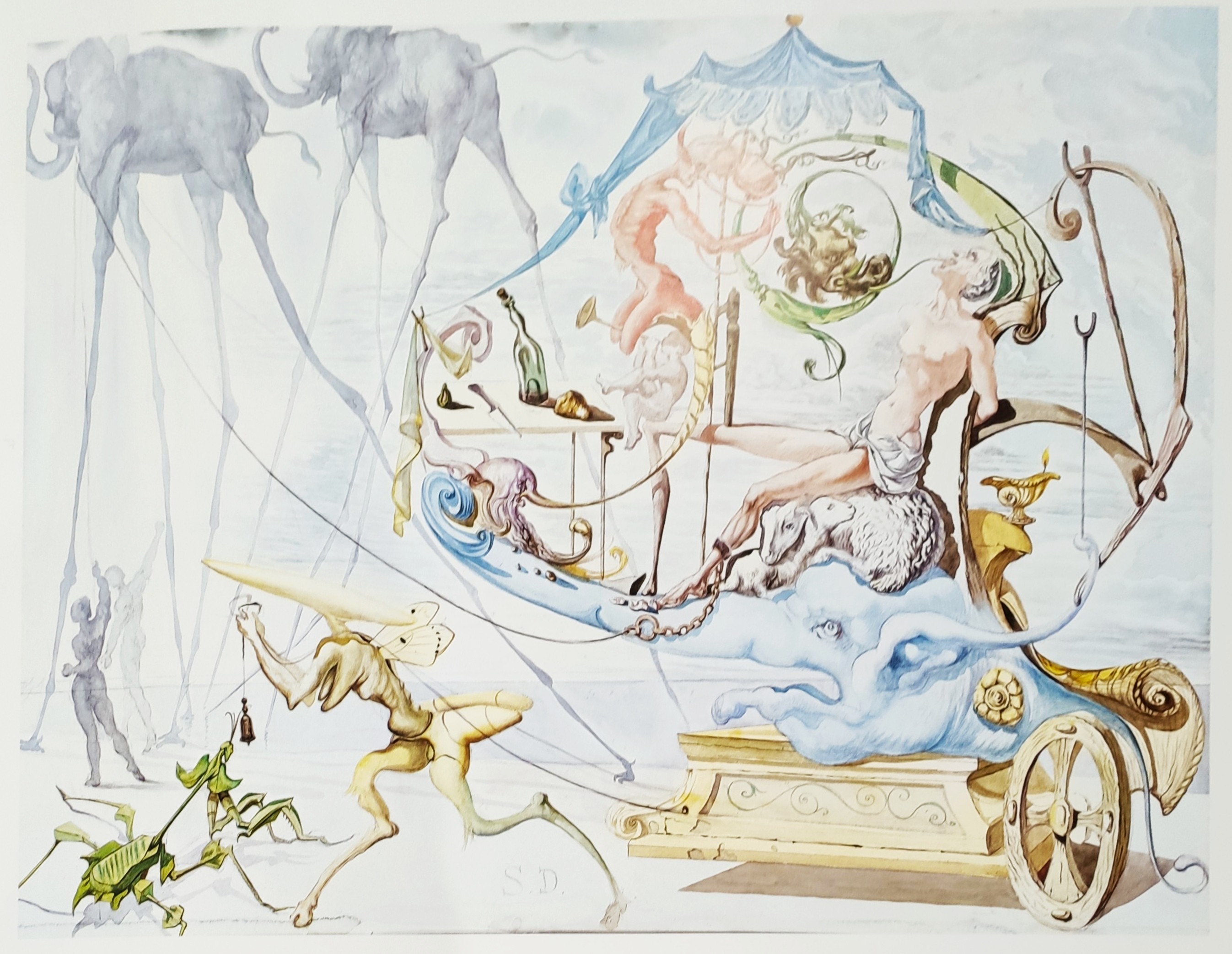 LE CHAR - DALI Salvador ( d’après) (1904 - 1989) - Print