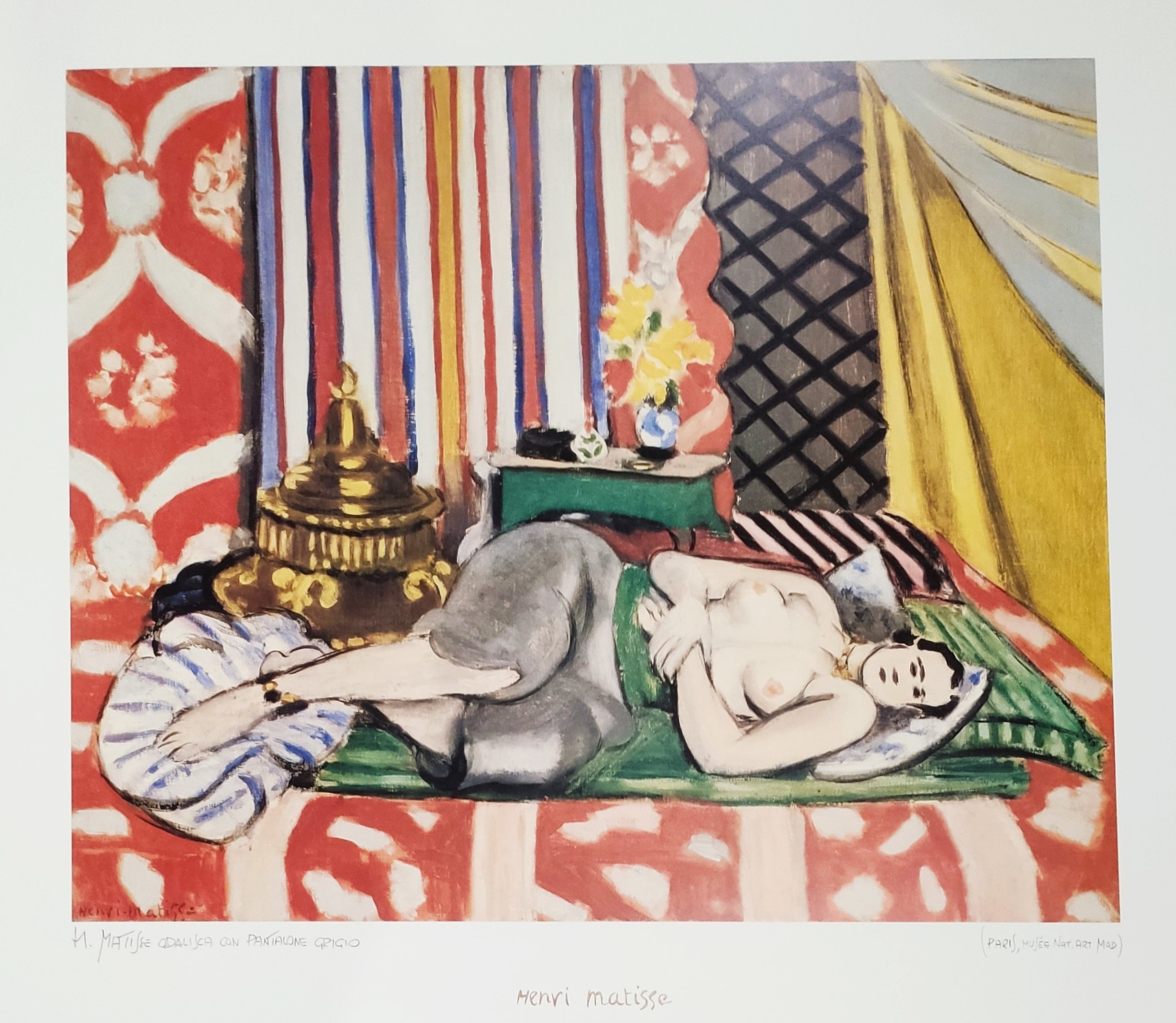 NU AU REPOS - MATISSE Henri ( d'aprés ) (1869 - 1954) - Print