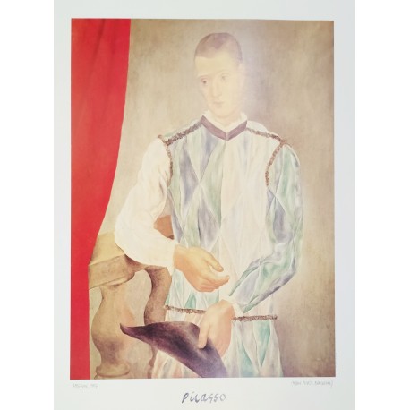 ARLEQUIN,1917 - PICASSO Pablo (d'aprés) (1881 - 1973) - Print