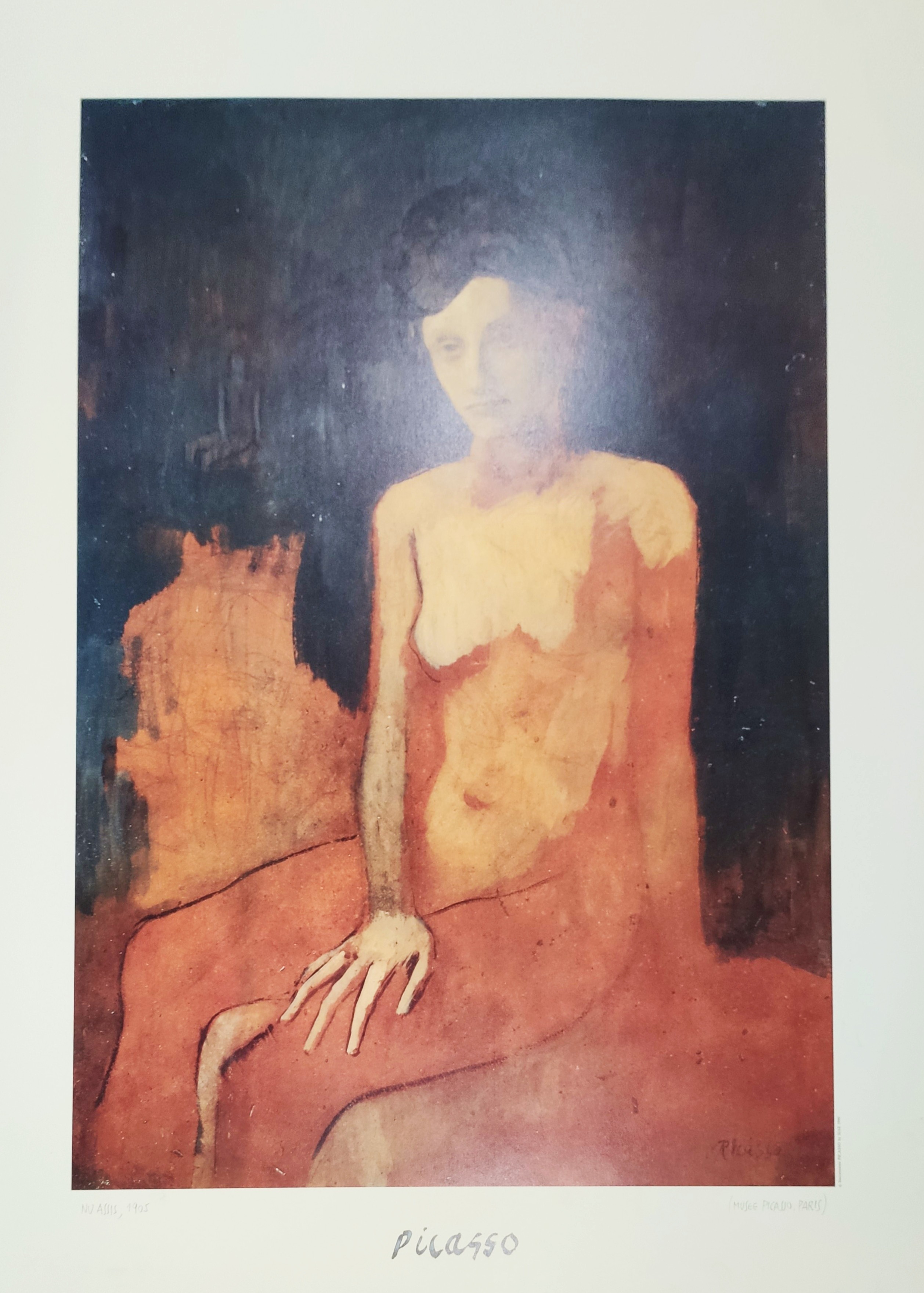 NU ASSIS, 1905 - PICASSO Pablo (d'aprés) (1881 - 1973) - Print