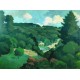LA SUISSE NORMANDE PETIT LAC EN FORET - PERADON Pierre-Edmond (1893 - 1981) - Huile sur panneau