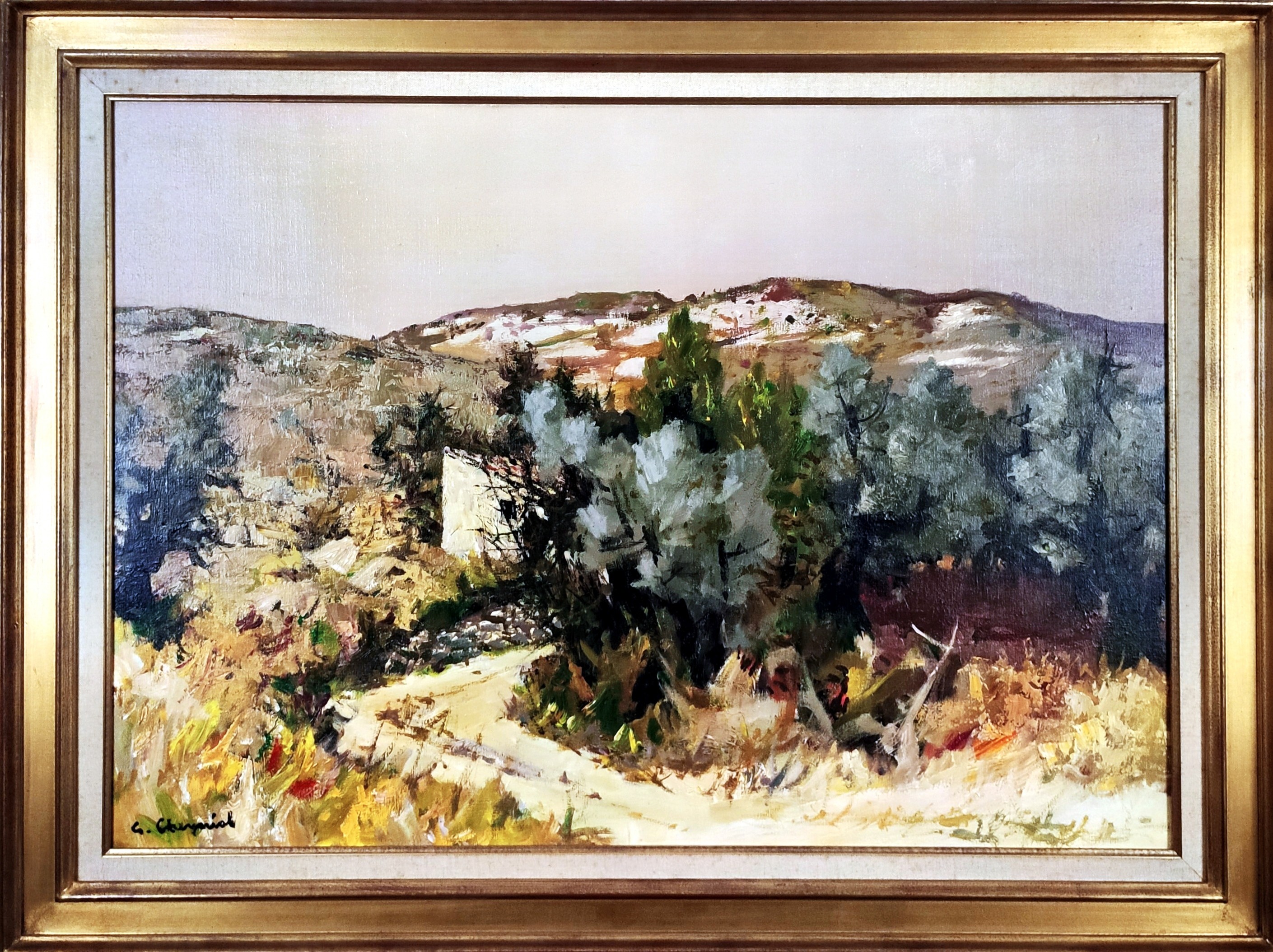 LE CABANON - CHEYSSIAL Georges-Robert (1907 ) - Huile sur toile