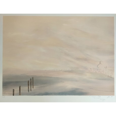 LEVER DU JOUR - ECOLE MODERNE (XXème siècle) - Lithographie