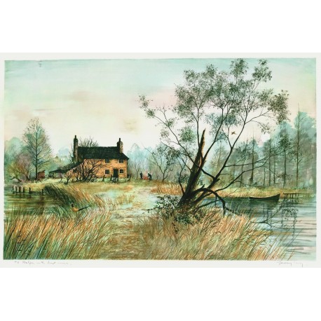 BORD D’ETANG - RIVERA Antonio (né en 1932) - Lithographie