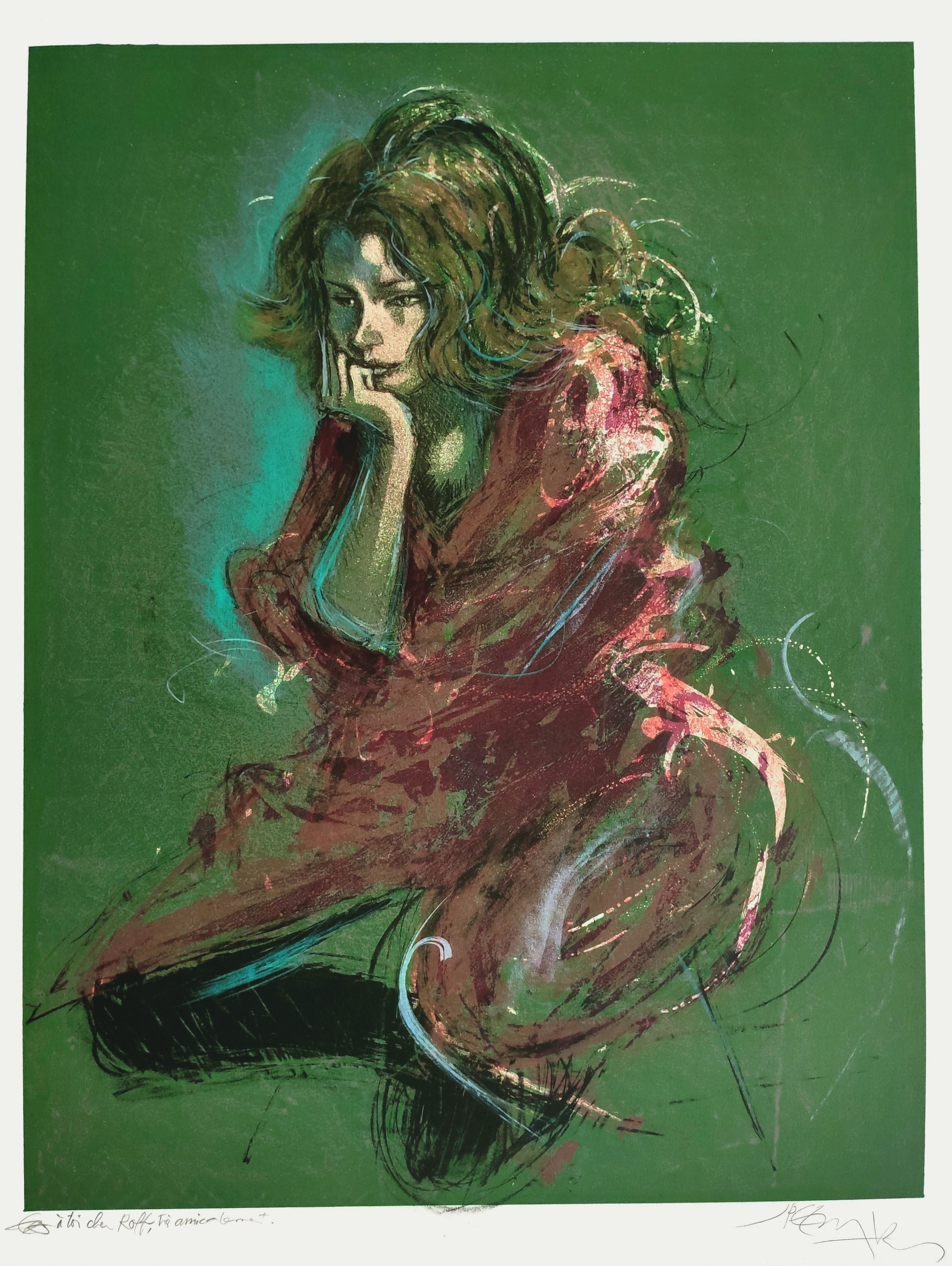 REFLEXION - PECNARD Jacques (1922-2012) - Lithographie