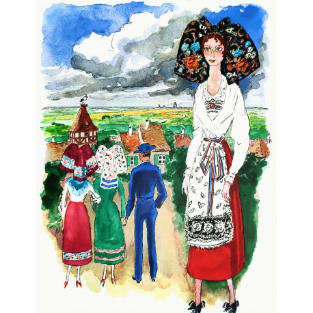 L'ALSACE - VAN DONGEN Kees (D'après) (1877 - 1968) - Estampe