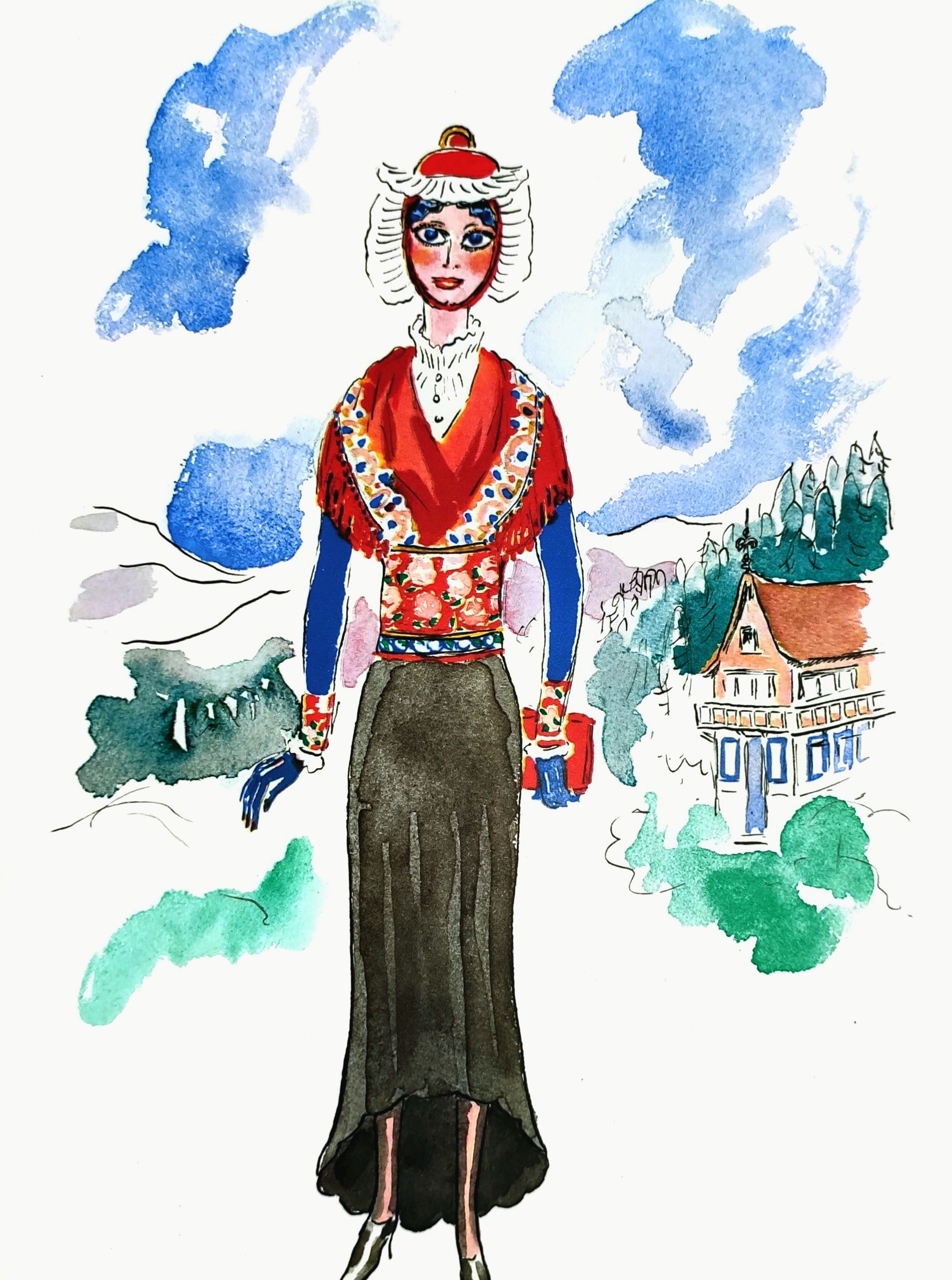 LA SAVOIE - VAN DONGEN Kees (D'après) (1877 - 1968) - Estampe