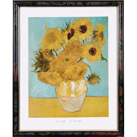 LES TOURNESOLS - VAN GOGH Vincent (D'après) (1853 - 1890) - Héliogravure