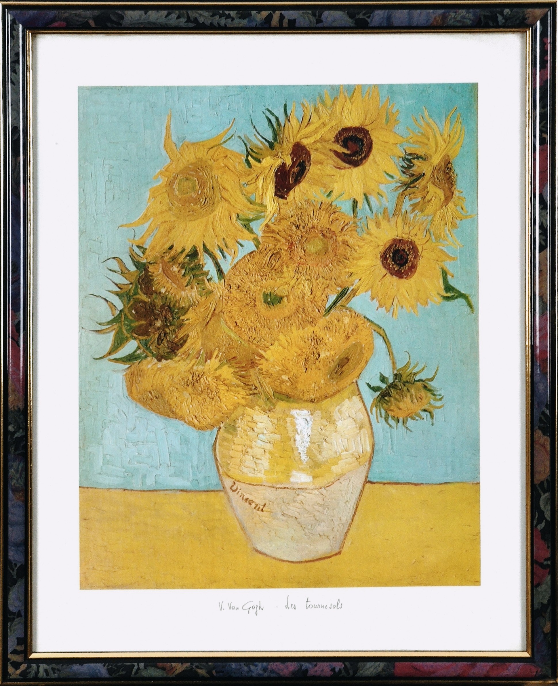 LES TOURNESOLS - VAN GOGH Vincent (D'après) (1853 - 1890) - Héliogravure