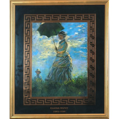 FEMME À L’OMBRELLE - MONET Claude (D'après) (1840 -1926) - Print
