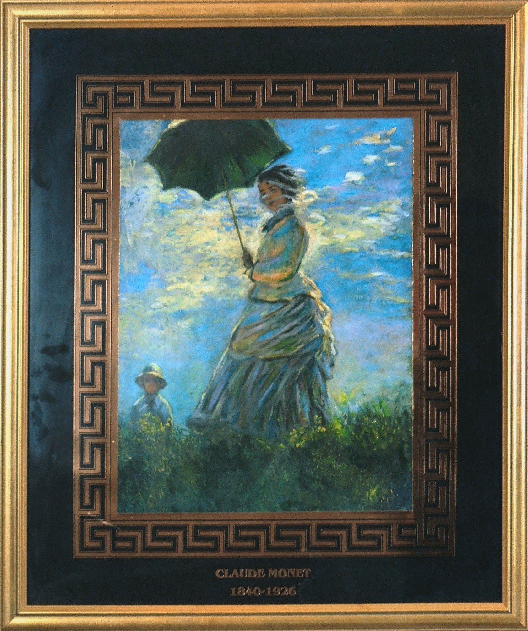 FEMME À L’OMBRELLE - MONET Claude (D'après) (1840 -1926) - Print