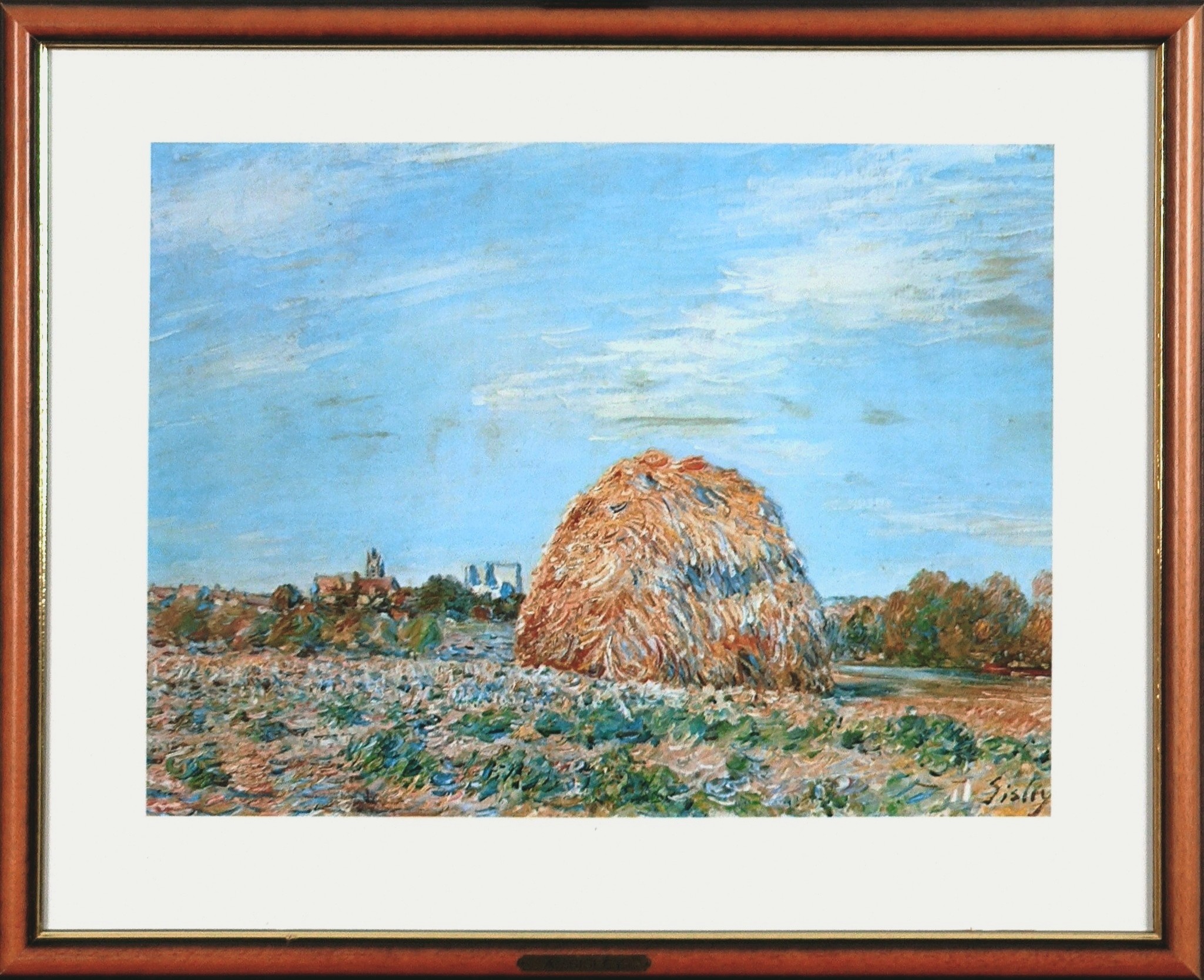 LA MEULE - SISLEY Alfred (1839-1899) - Print