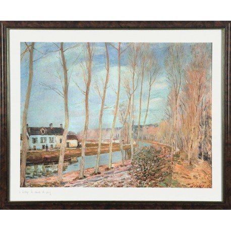 LE CANEL DU LOING - SISLEY Alfred (1839-1899) - Print