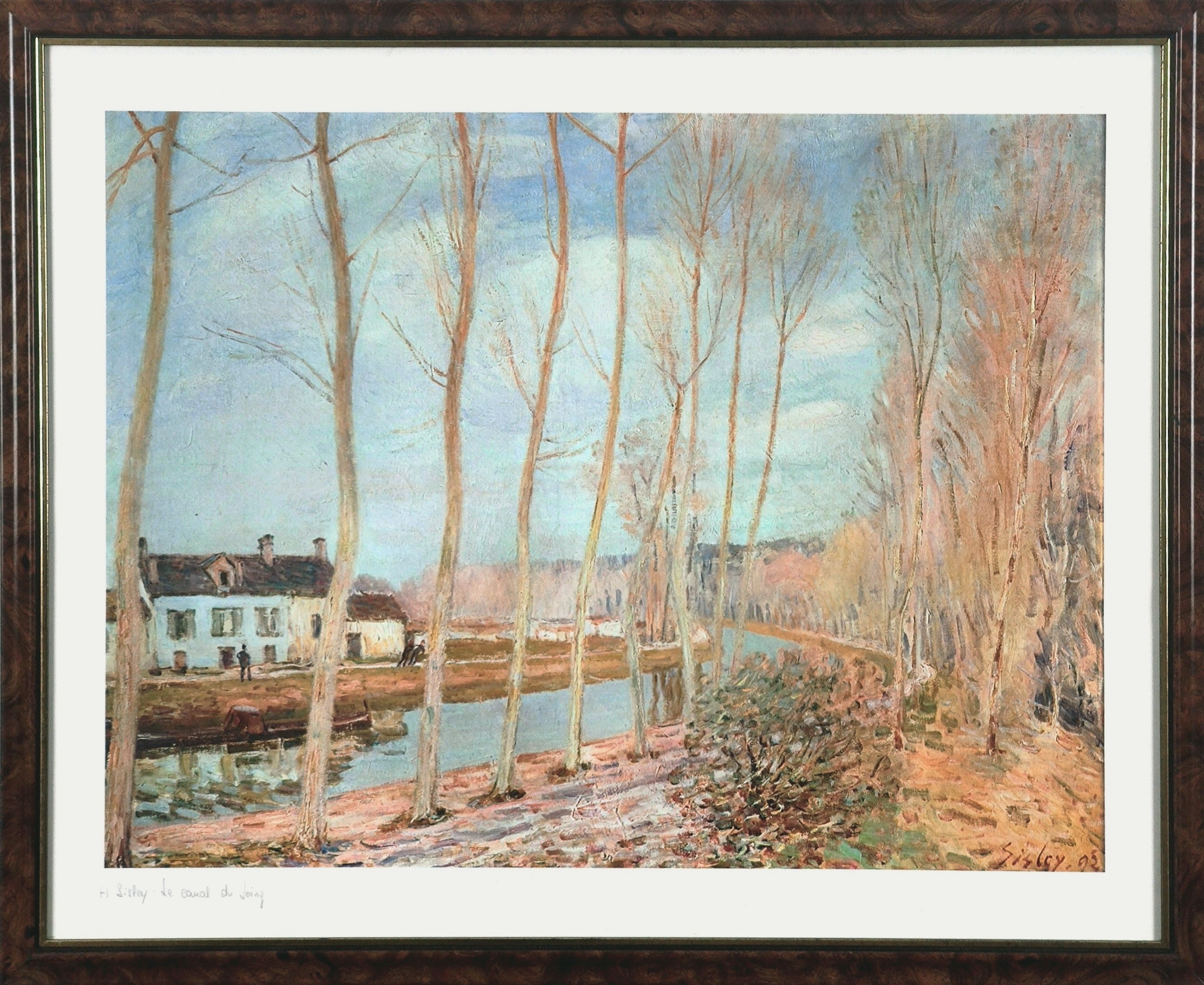 LE CANEL DU LOING - SISLEY Alfred (1839-1899) - Print