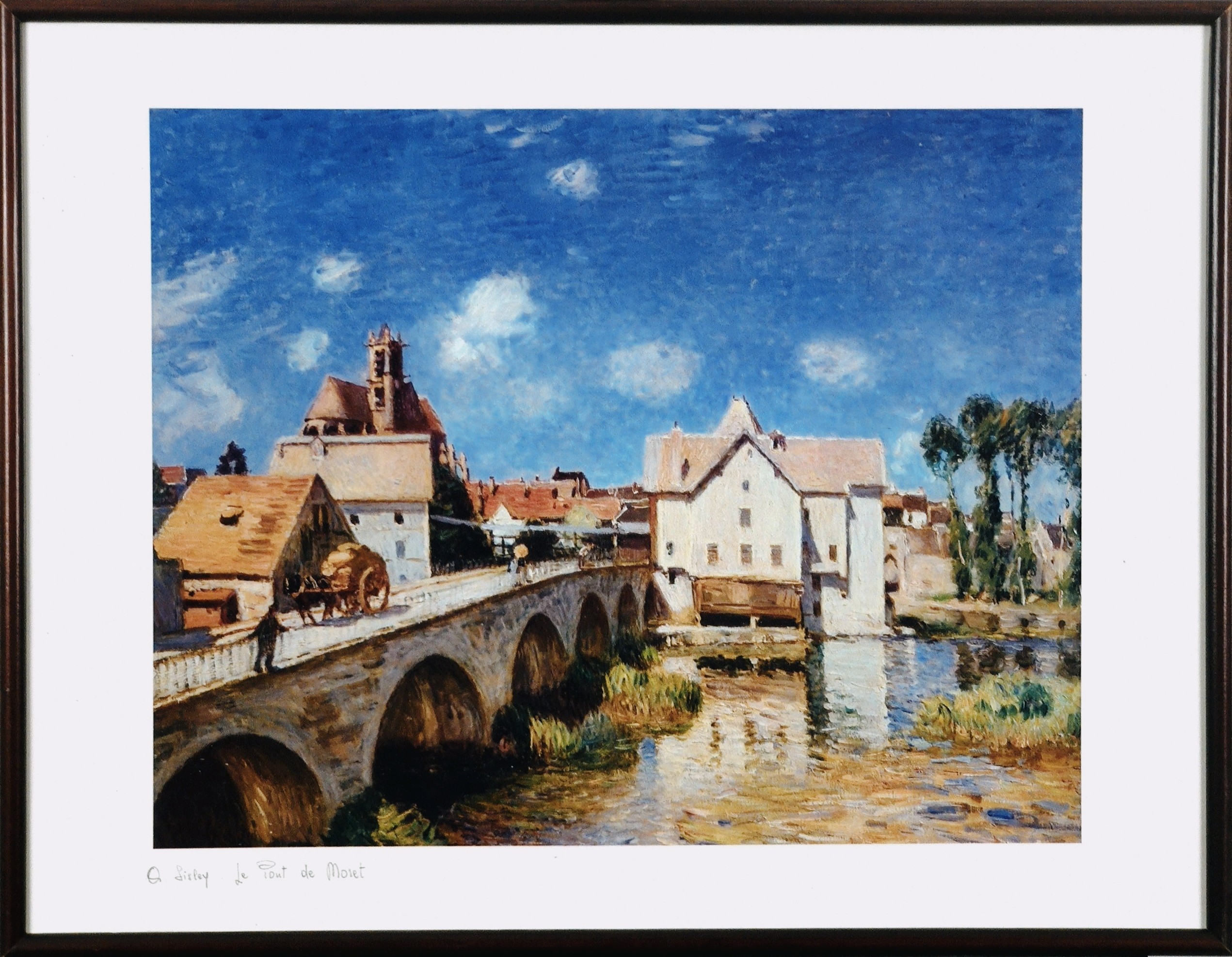 LE PONT DE MORET - SISLEY Alfred (1839-1899) - Print