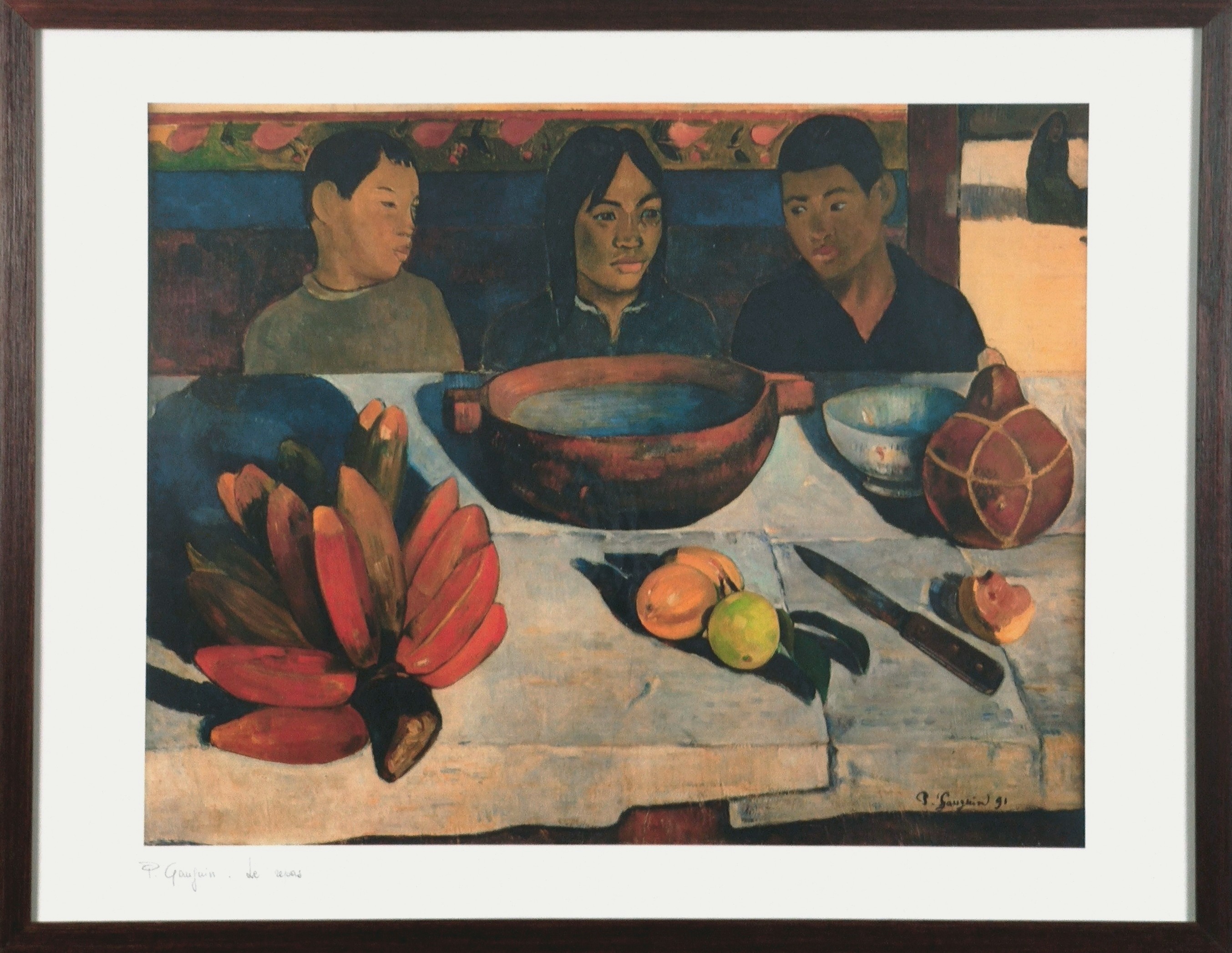 LE REPAS - GAUGUIN Paul (1848 - 1903) - Print