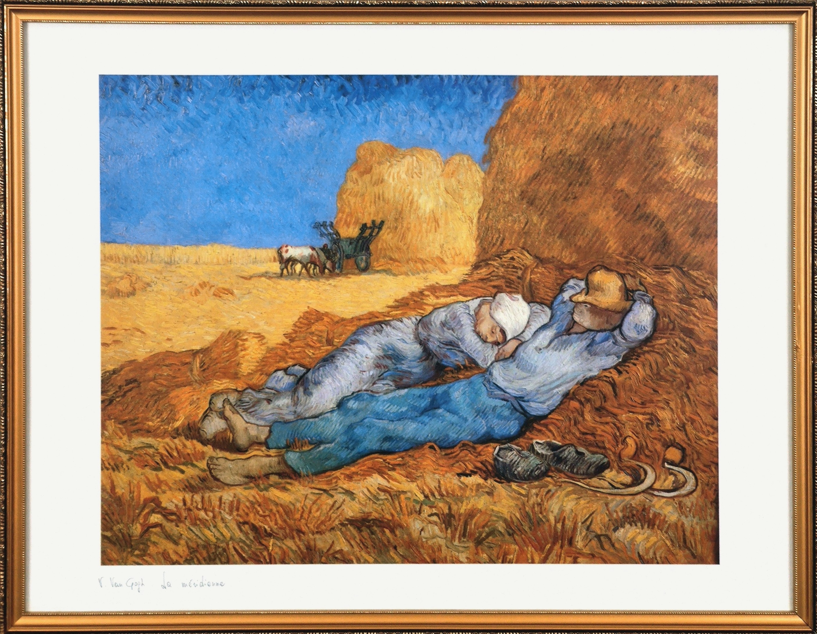 LA MERIDIENNE - VAN GOGH Vincent (D'après) (1853 - 1890) - Héliogravure