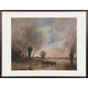LA PECHE EN BARQUE AU PRES DES SAULES - COROT Jean-Baptiste (d'après) (1796 - 1875) - Print
