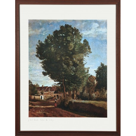 ENTREE DU VILLAGE - COROT Jean-Baptiste (d'après) (1796 - 1875) - Print