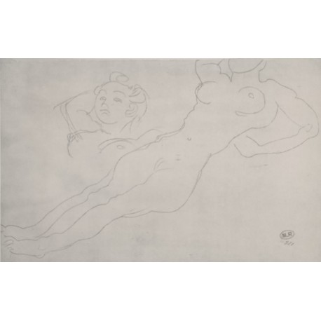 NU - RODIN Auguste (d'après) (1840 - 1917) - Héliogravure