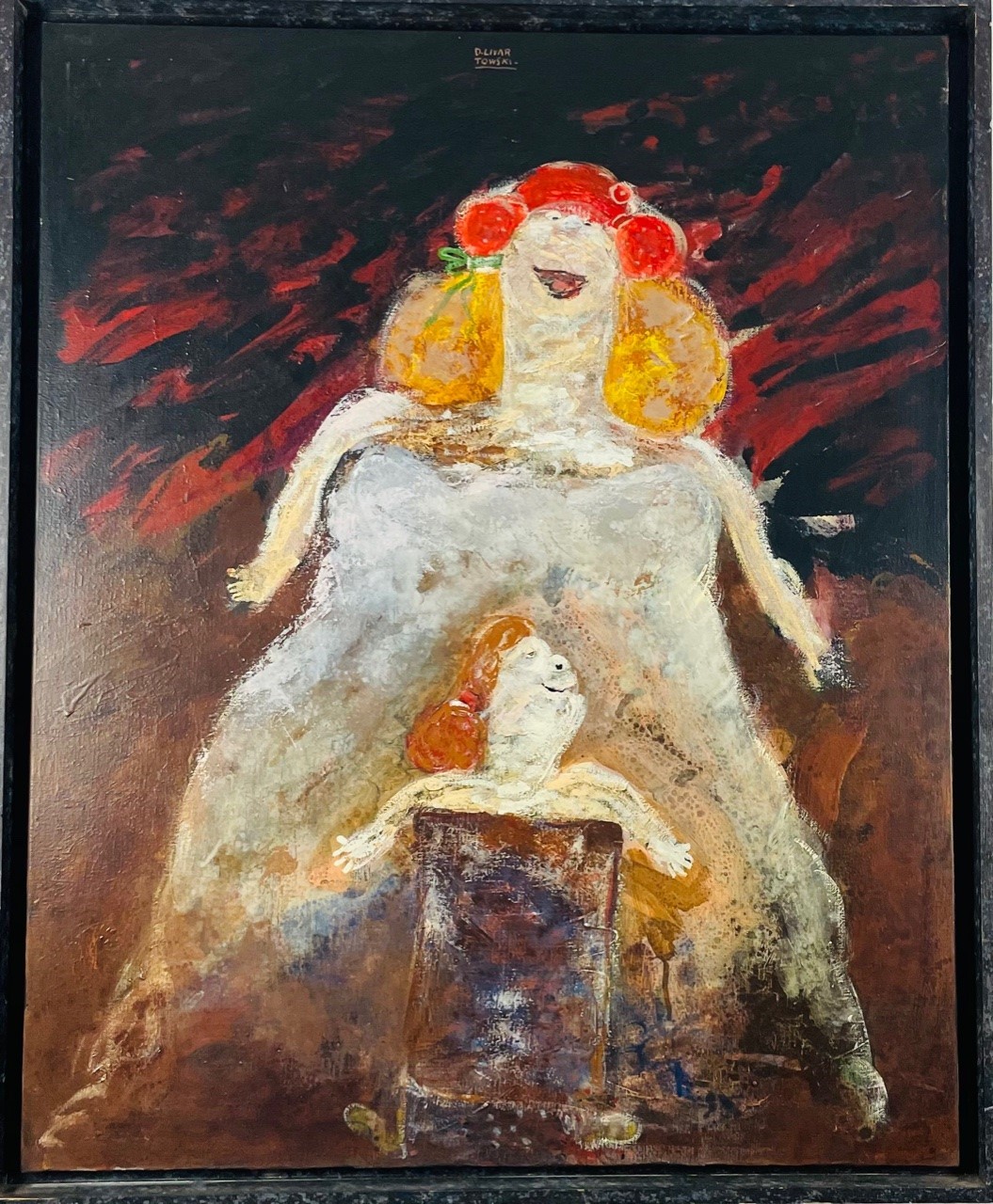 LE CHAPEAU FRIPON - LIVARTOWSKI Daniel (1944 - ) - Huile sur toile