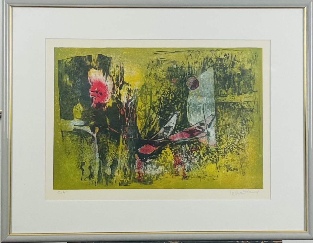 LES DEUX BARQUES - LEBADANG Dang (1921 - ) - Lithographie