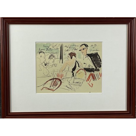ÉDEN ROC - DUNOYER DE SEGONZAC André (1884 - 1974) - Lithographie