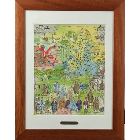LES PHILOSOPHES - DUFY Raoul (1877-1953) D'aprés - Lithographie
