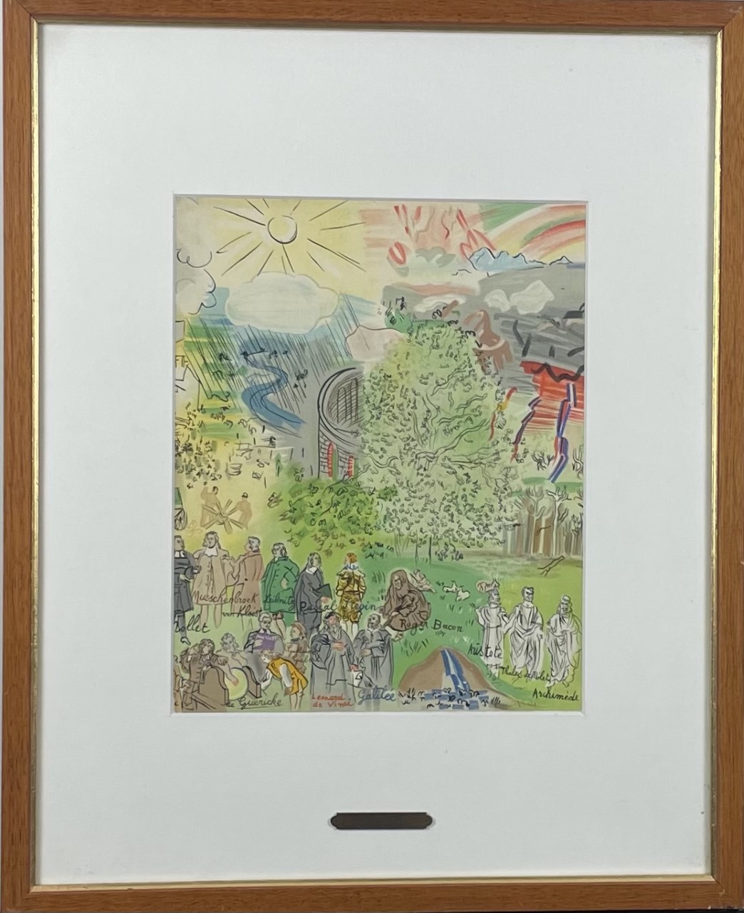 LES PHILOSOPHES - DUFY Raoul (1877-1953) D'aprés - Lithographie