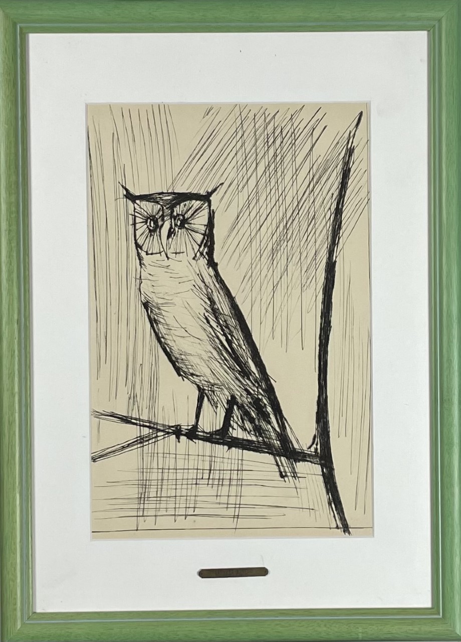 LE HIBOU - BUFFET Bernard (d’après ) (1928 - 1999) - Gravure