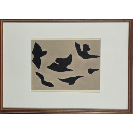 BIRDS - BRAQUE Georges (D'après) (1882 - 1963) - Estampe