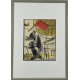 LE DRAPEAU ROUGE - CHAGALL Marc (d’après ) (1887 - 1985) - Lithographie