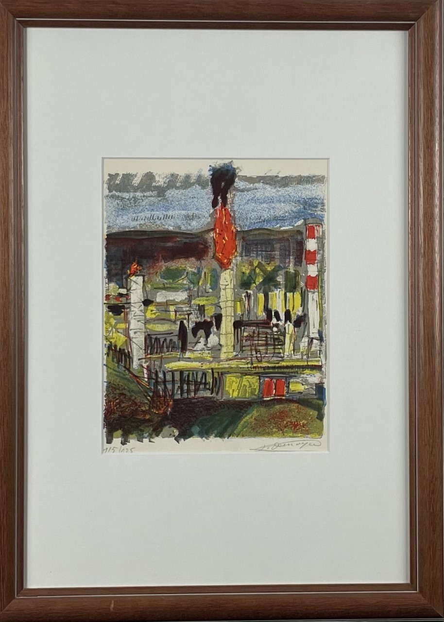 COMPOSITION - DESNOYER François (1894 - 1972) - Lithographie