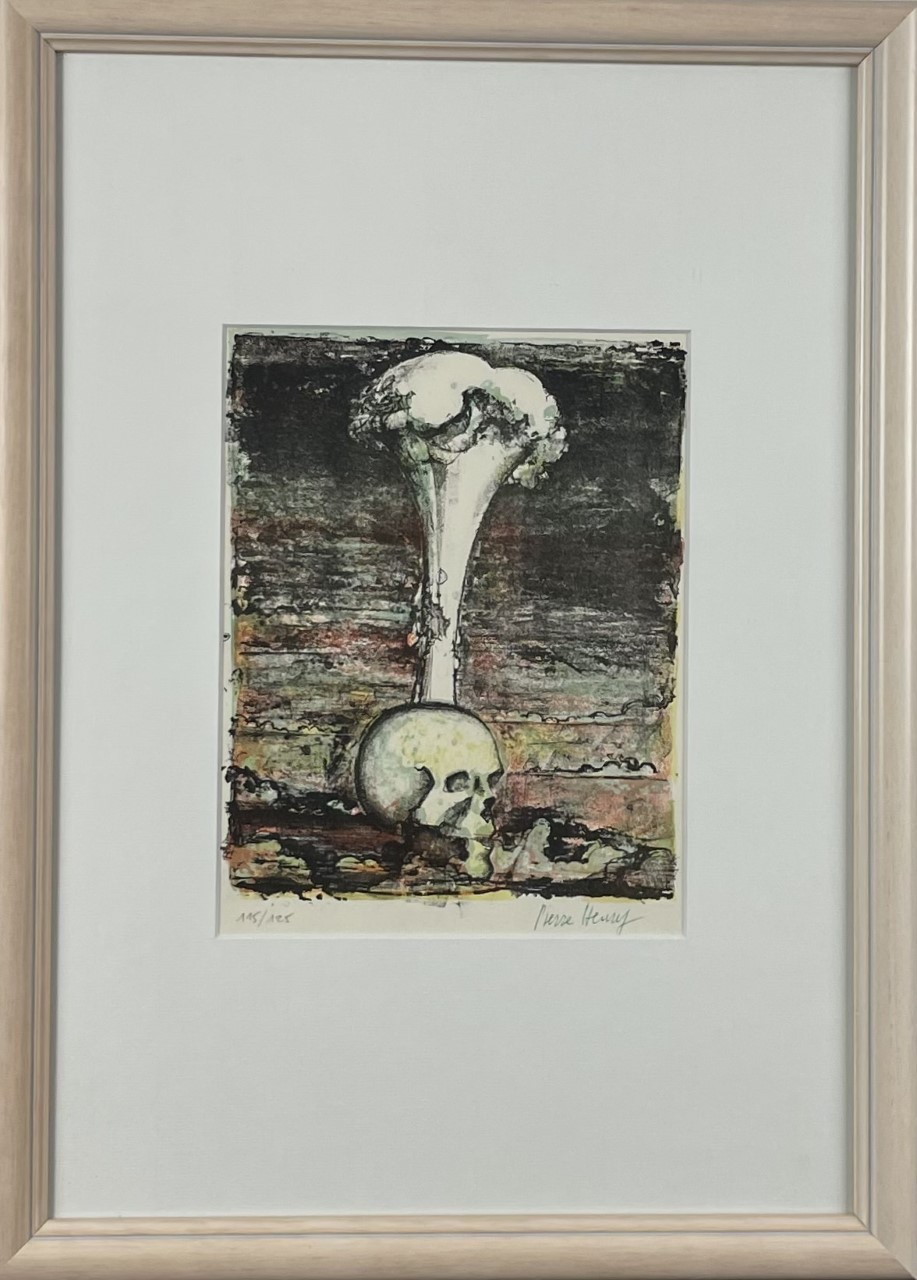 LA BOMBE - HENRY Pierre (1924 - ) - Lithographie